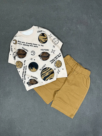 ست آستین کوتاه طرح سیاره ها 1958