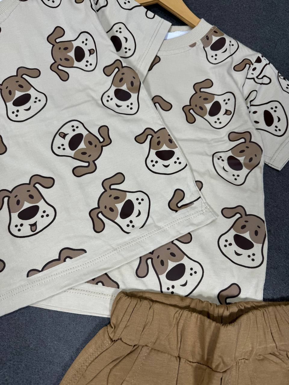 ست آستین کوتاه طرح هاپو کومار 1970