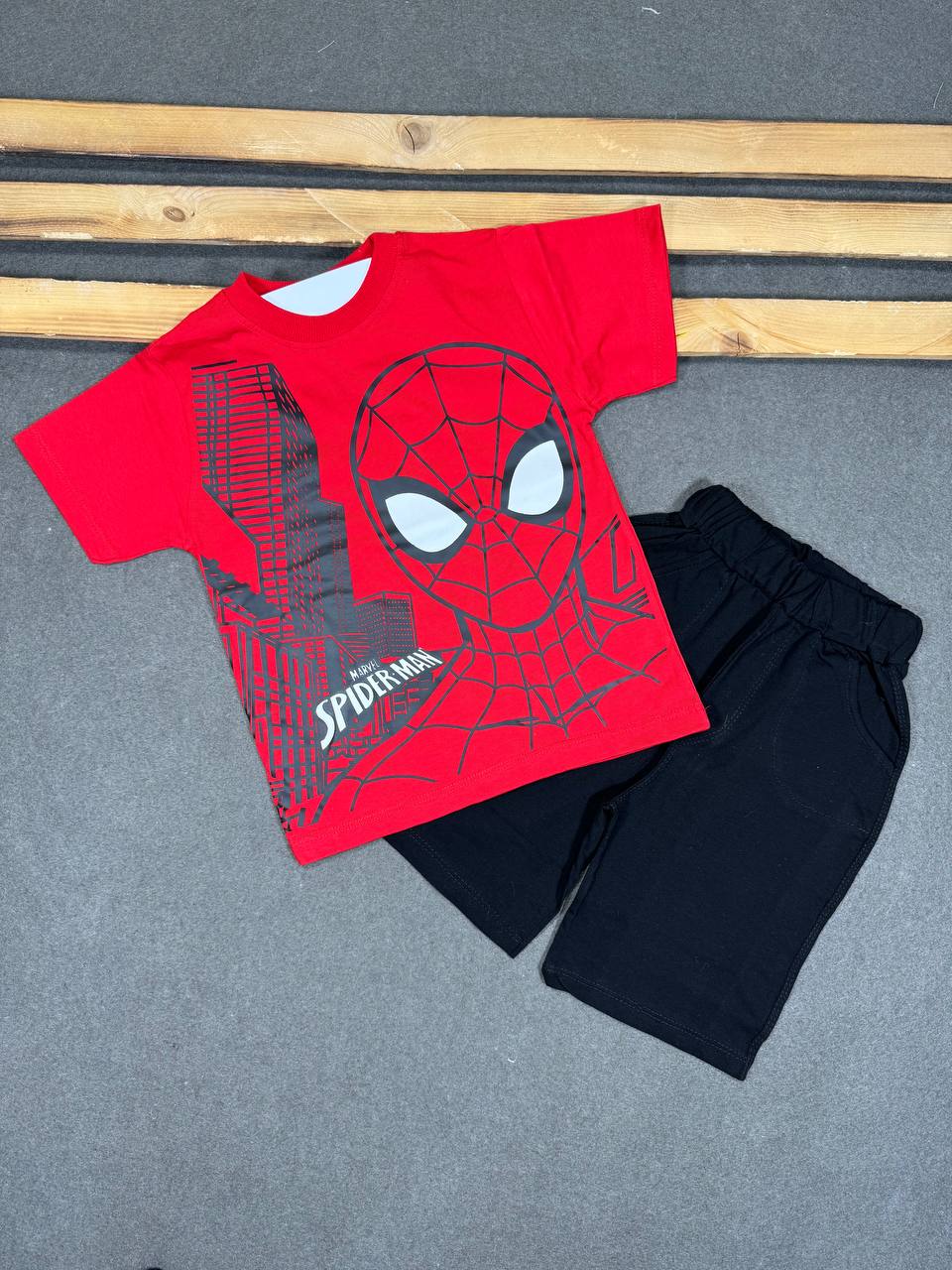 ست آستین کوتاه طرح مرد عنکبوتی 1996