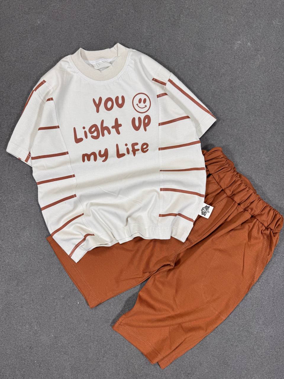 ست آستین کوتاه طرح my life 2024