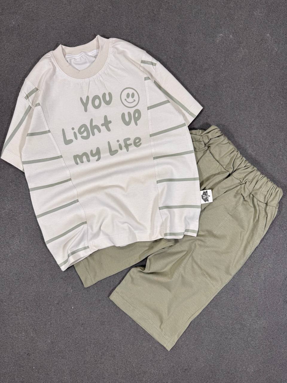 ست آستین کوتاه طرح my life 2024